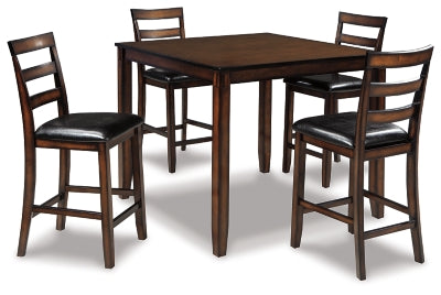 Coviar Counter Height Dining Table and Bar Stools (Set of 5) Hot on Sale