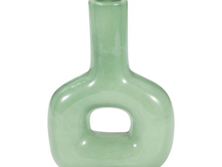 17444-07  ECOMIX, 10  TRENDY VASE, BLACK( Sagebrook Home  ) Online Sale