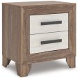 Sharnari Two Drawer Night Stand Fashion