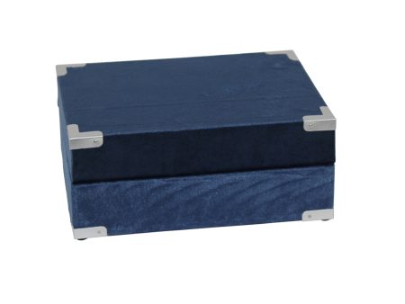 12744-10  VELVETEEN STORAGE BOX( Sagebrook Home  ) Online Sale