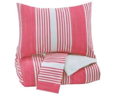 Taries Pink Twin Duvet Cover Set Supply