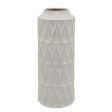 15845-02  CERAMIC 13 , SPECKLED VASE, BEIGE( Sagebrook Home  ) Cheap