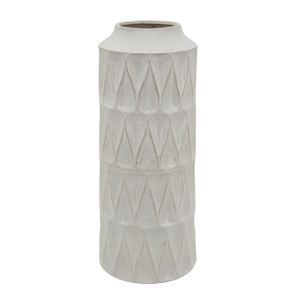 15845-02  CERAMIC 13 , SPECKLED VASE, BEIGE( Sagebrook Home  ) Cheap