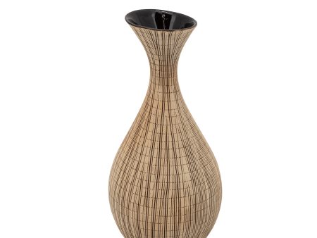 13  TEXTURED VASE, CREAM Online