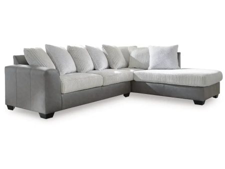 31503S2 Clairette Court 2-Piece Sectional with Chaise For Sale