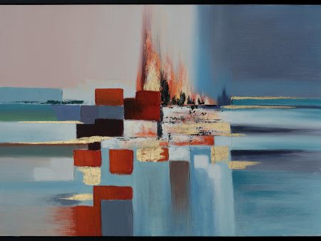 Fire Brick Handmade Oil Painting Sale