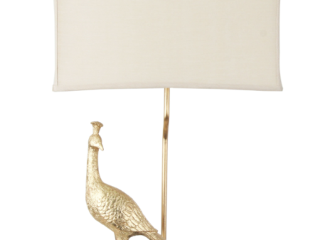 27 H POLY PEACOCKTABLE LAMP Online now