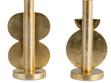 METAL, S 2 9  NOMAD TAPER CANDLEHOLDERS, GOLD Hot on Sale