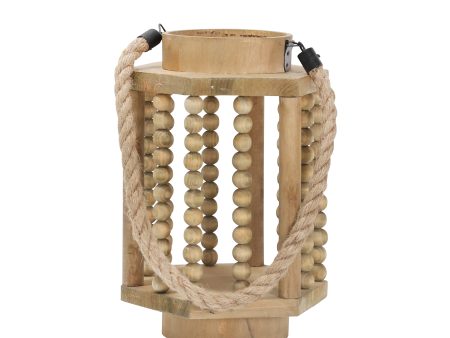 14096-01  RATTAN 12 H HURRICANE LANTERN, NATURAL( Sagebrook Home  ) Fashion