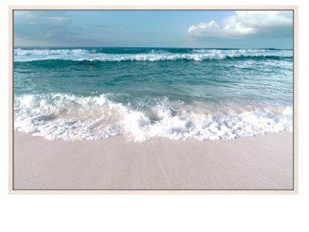 Beach Vibes Tempered Glass Wall Art Hot on Sale