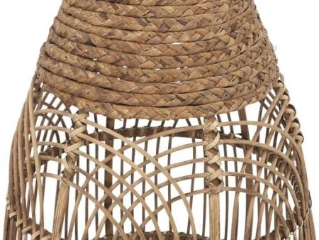 26 H WICKER VASE, BROWN For Sale