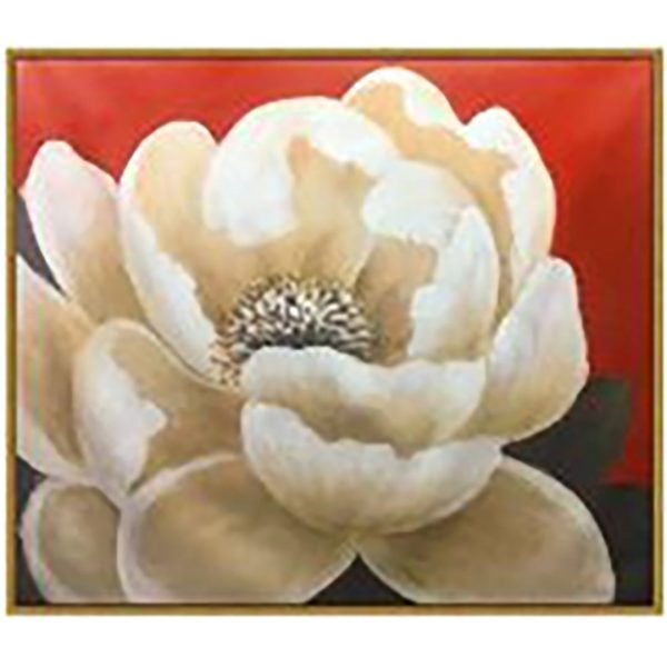 70033AR  40X40 WHITE ROSES( Sagebrook Home  ) For Discount